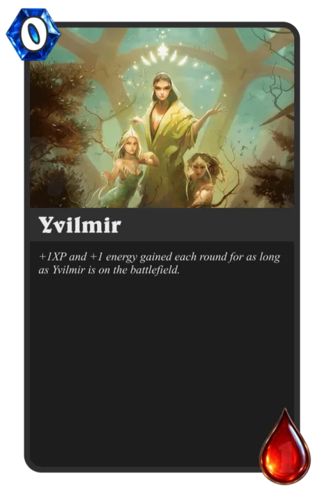 Yvilmir — 0 XP, 1 HP